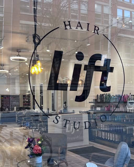Lift Hair Studio storefront at 241 King Street East